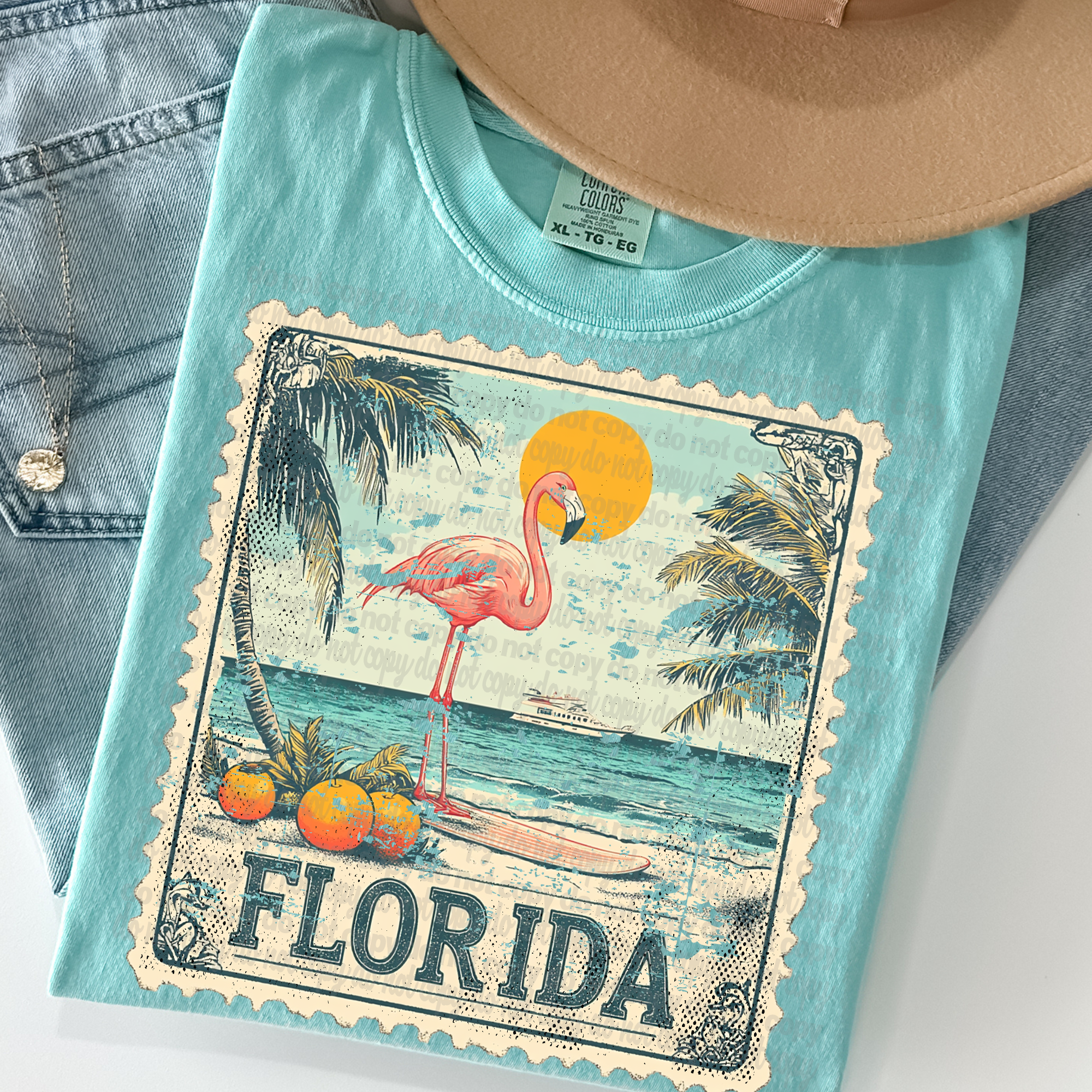 Vintage Stamp Florida