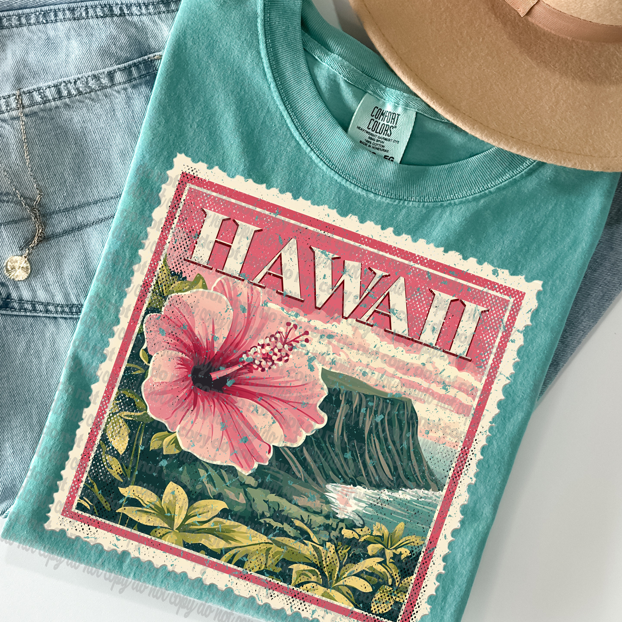 Vintage Stamp Hawaii