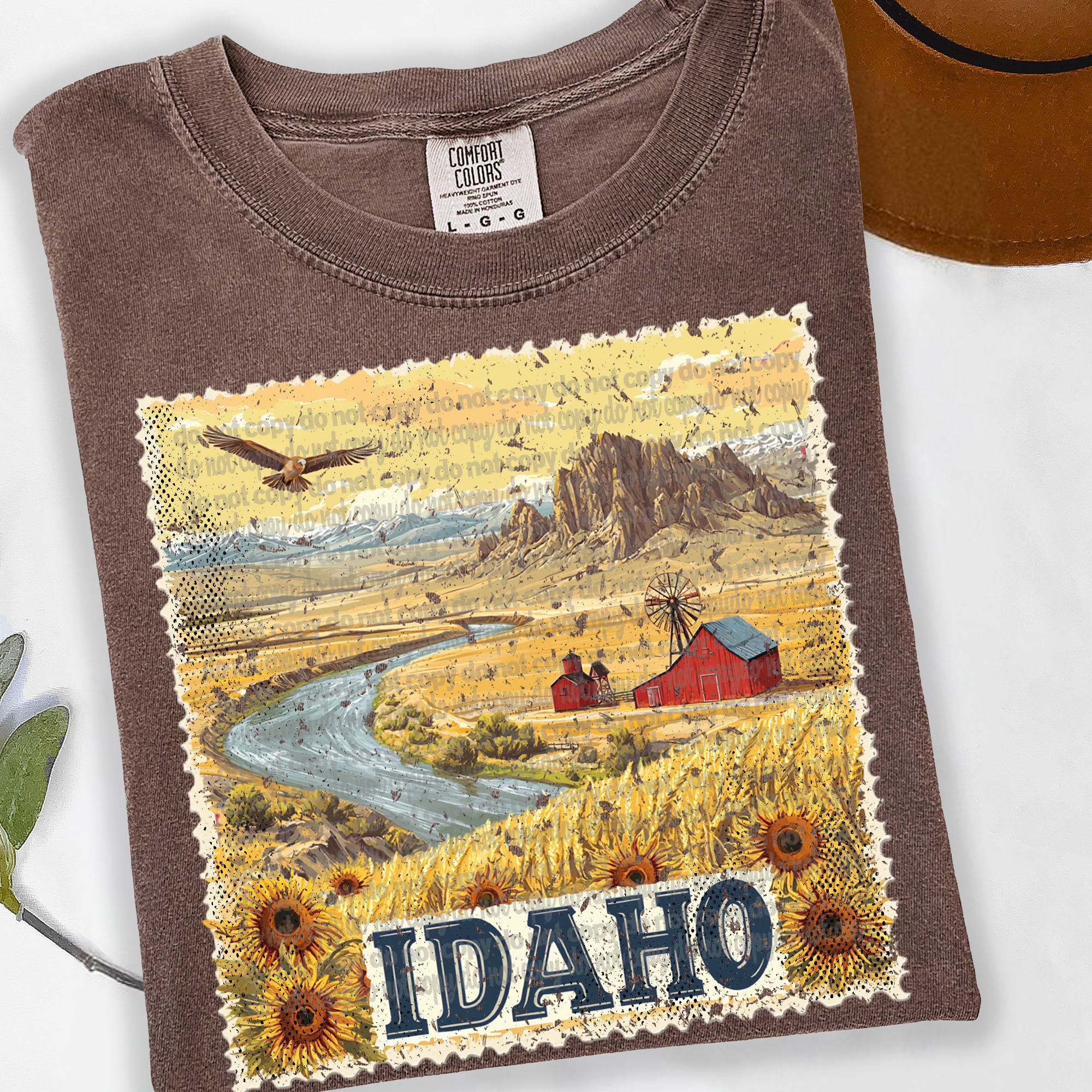 Vintage Stamp Idaho