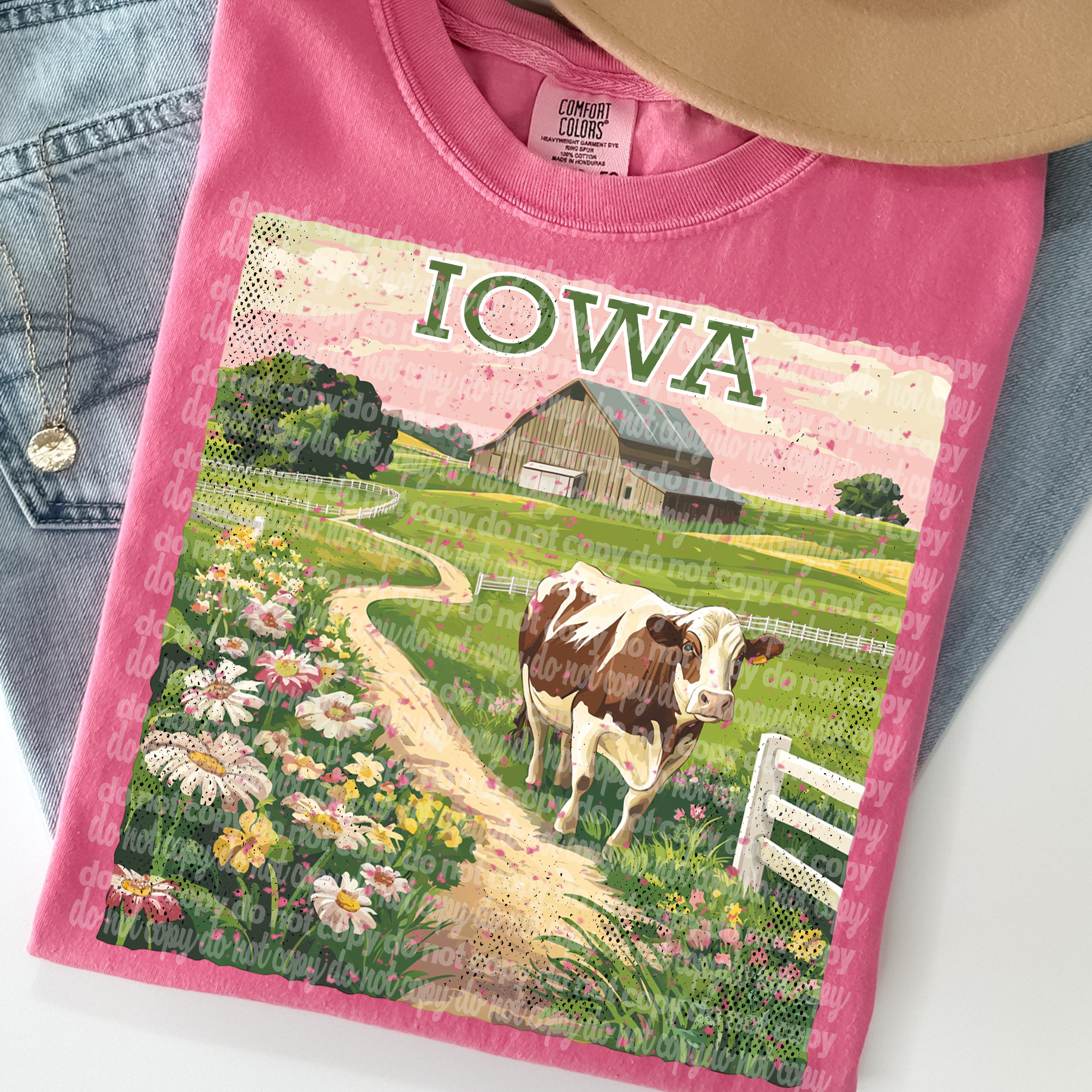 Vintage Stamp Iowa