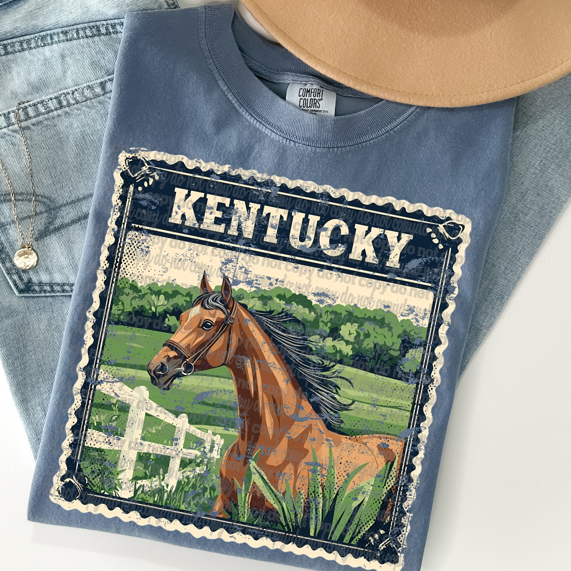 Vintage Stamp Kentucky