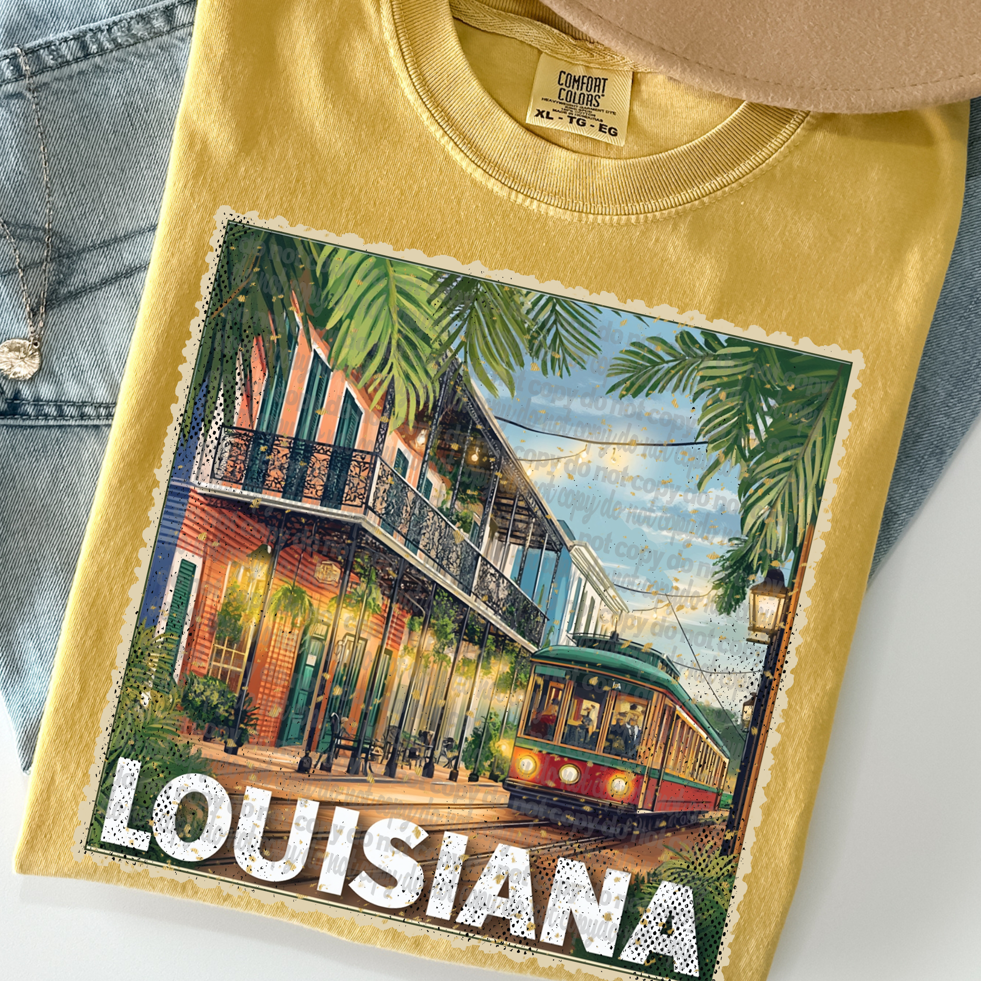 Vintage Stamp Louisiana