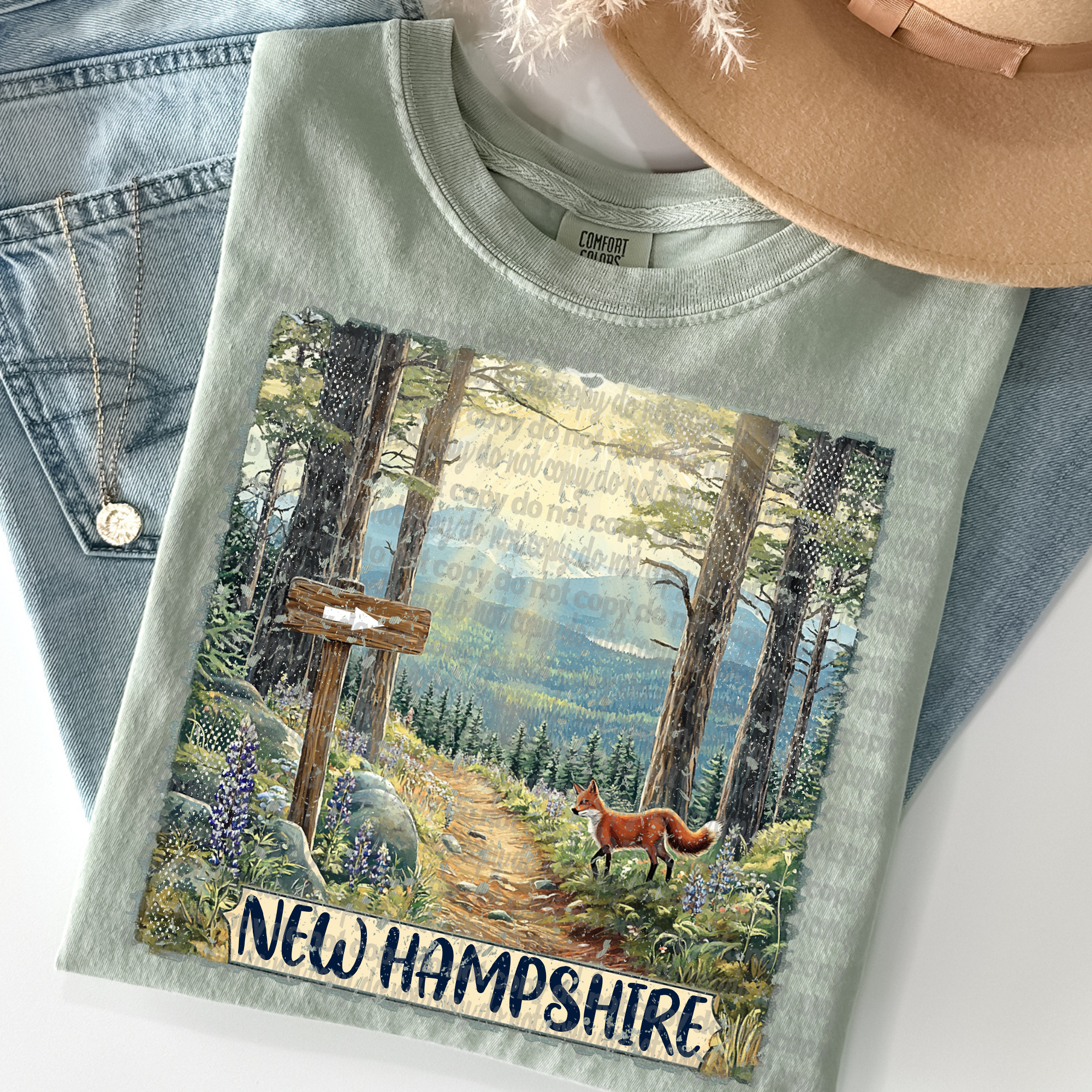 Vintage Stamp New Hapshire