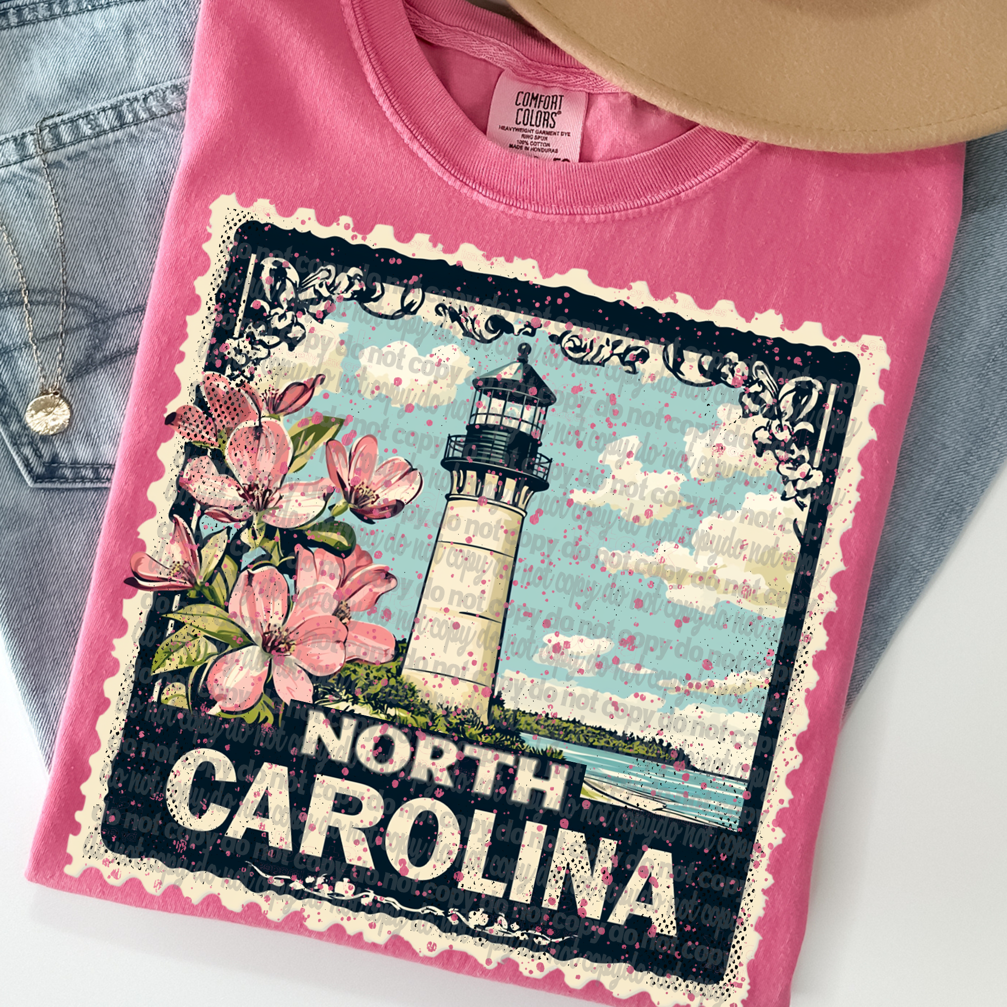 Vintage Stamp North Carolina