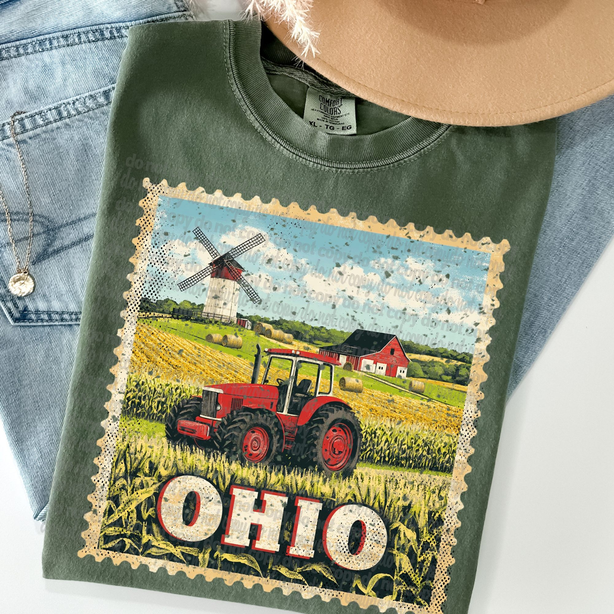 Vintage Stamp Ohio