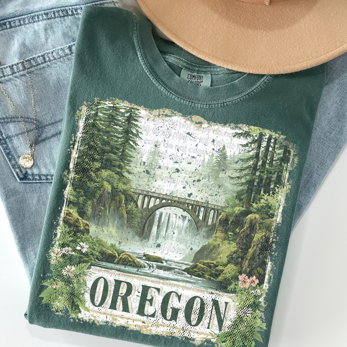 Vintage Stamp Oregon