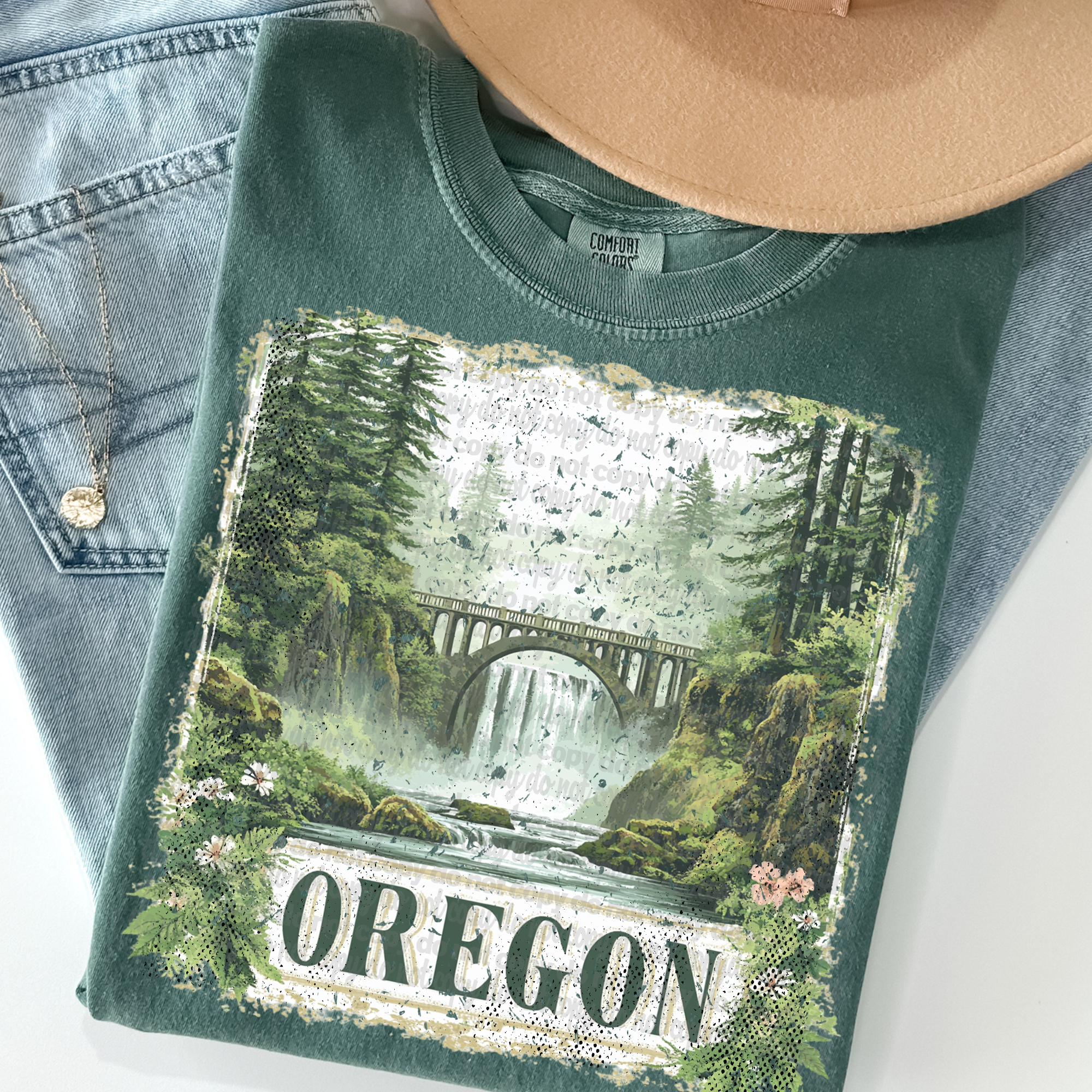Vintage Stamp Oregon