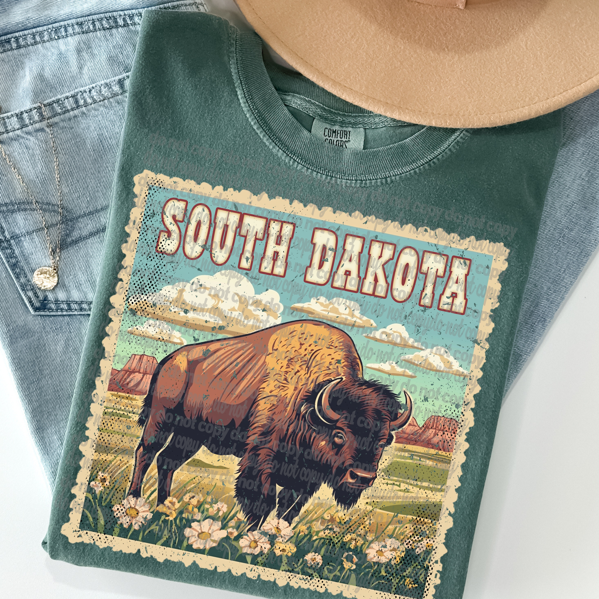 Vintage Stamp South Dakota