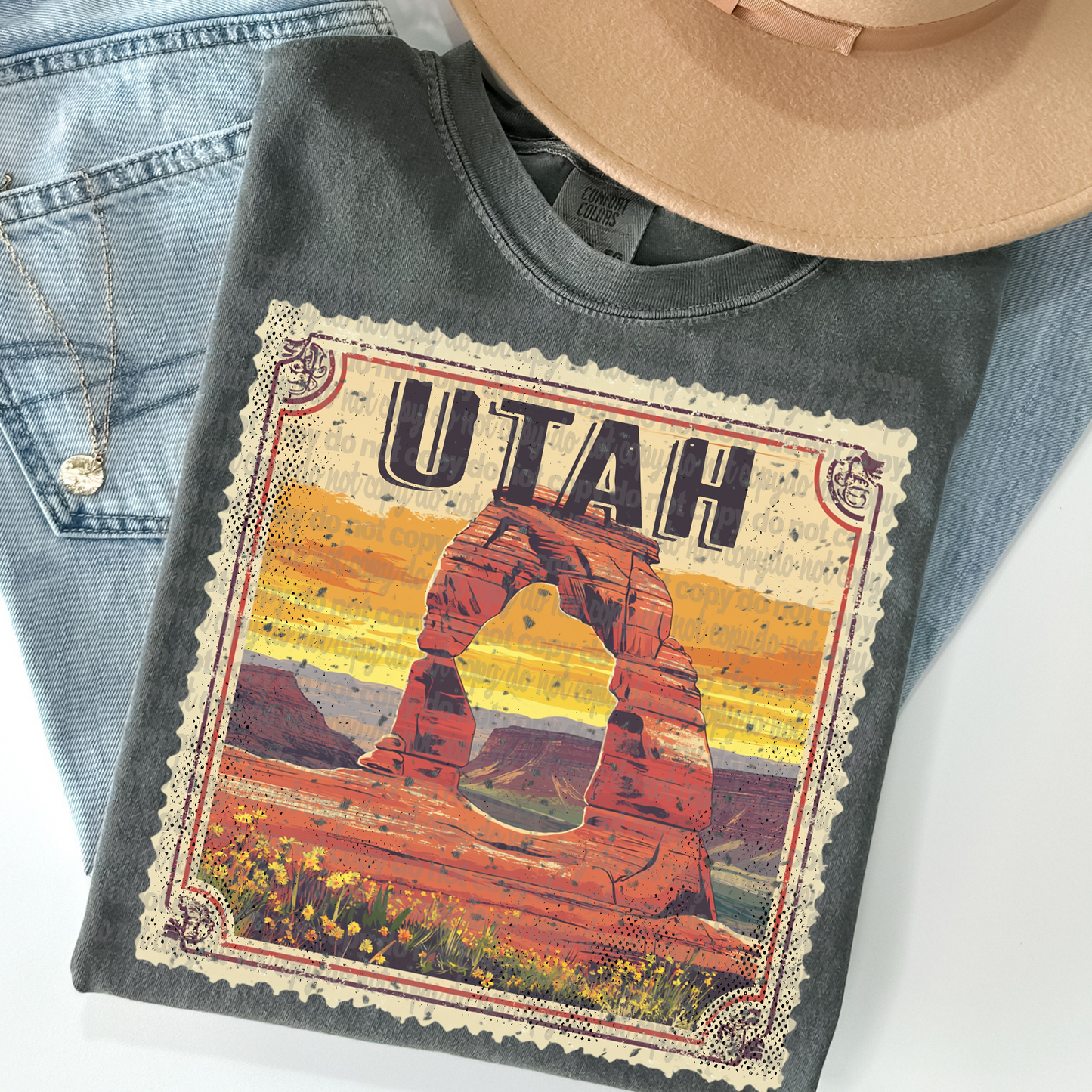 Vintage Stamp Utah