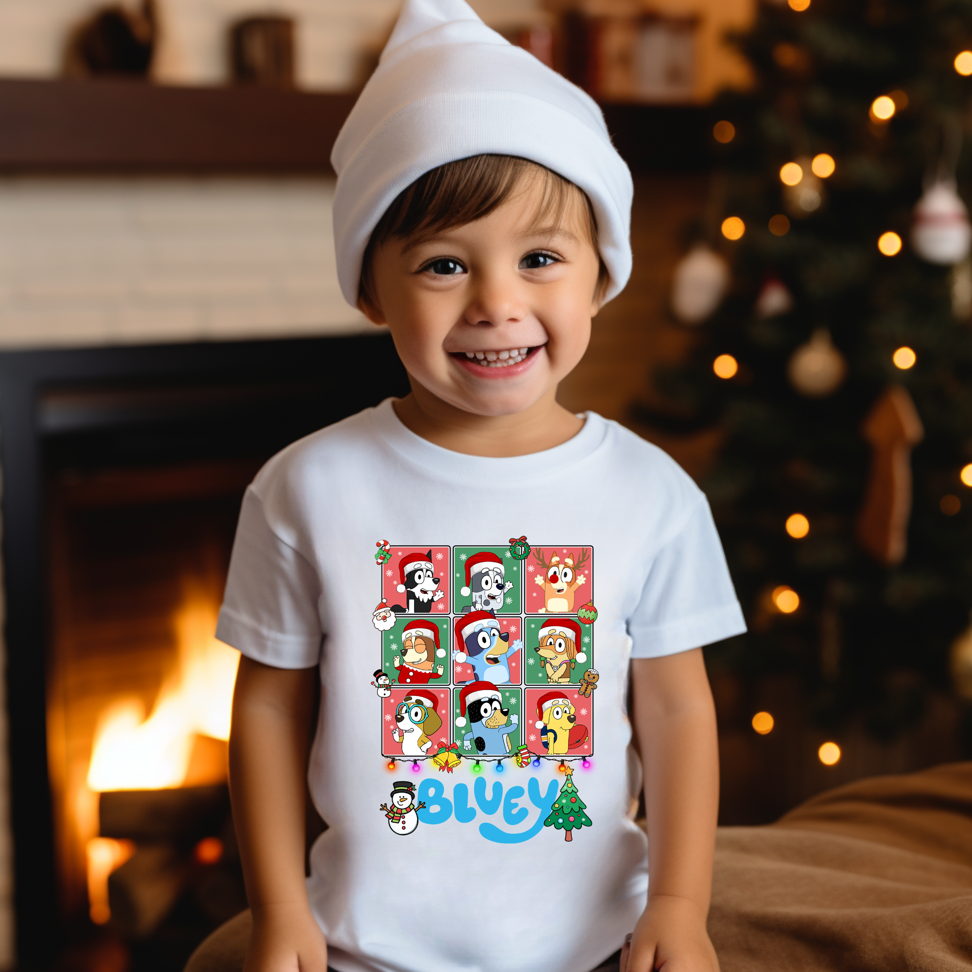 Christmas Blue Stamps