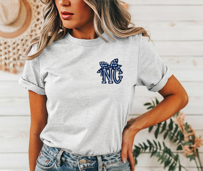 Cute Doodle North Carolina Pocket