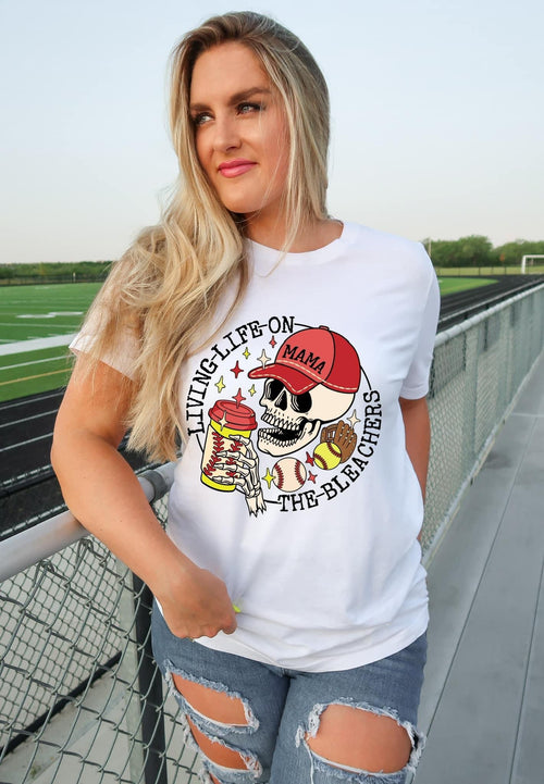 Load image 1 in gallery view. Living Life on the Bleachers